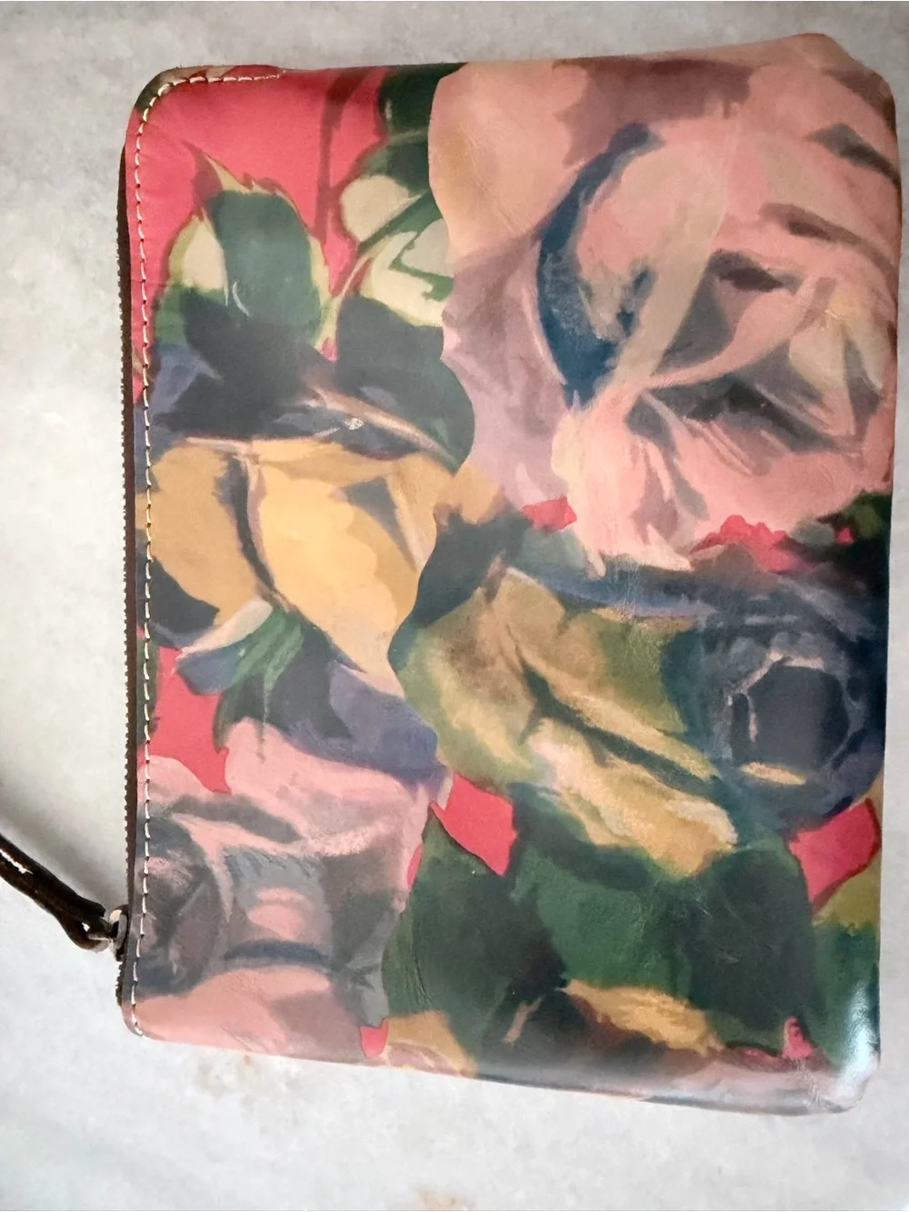 Patricia Nash Cassini leather wristlet Clutch